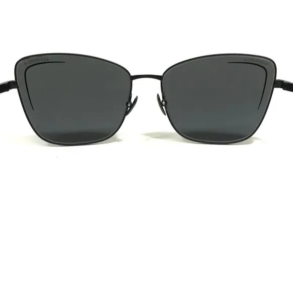 CHANEL Sunglasses 4267 c.101/S4 Black Cat Eye Frames with Black Lenses - Picture 7 of 13